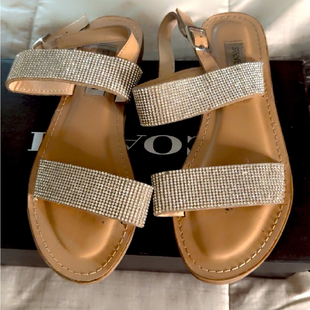 Steve Madden rhinestone sandals